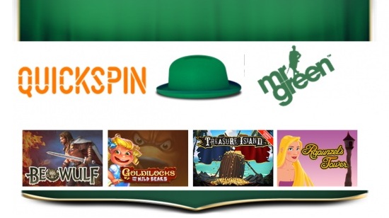 Mr. Green sitt partnerskap med Quickspin