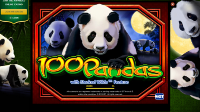 100 Pandas tar av hos Mr Green