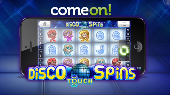 5 gratis spinn på Disco Spins for mobil