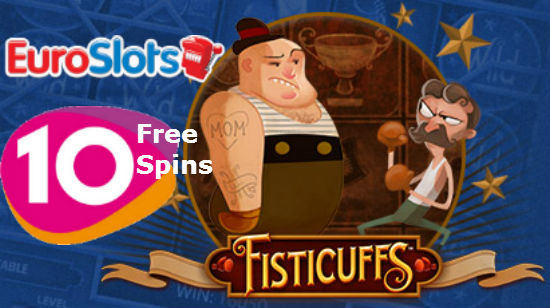 Boks deg til 10 gratis spinn hos Euroslots