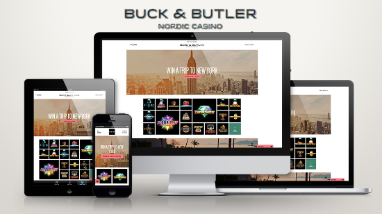 Få opptil NOK 3000 + 50 gratis spinn hos splitter nye Buck & Butler Casino!