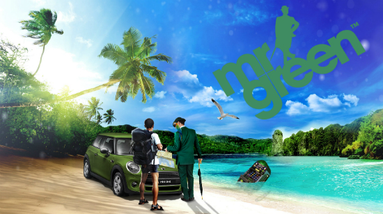 Få opptil NOK 3000 pluss 110 gratis spinn hos Mr Green!