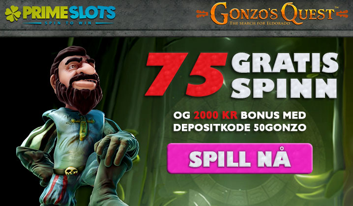 Ville du like å få en eksklusiv velkomstbonus fra PrimeSlots? Her har du en!